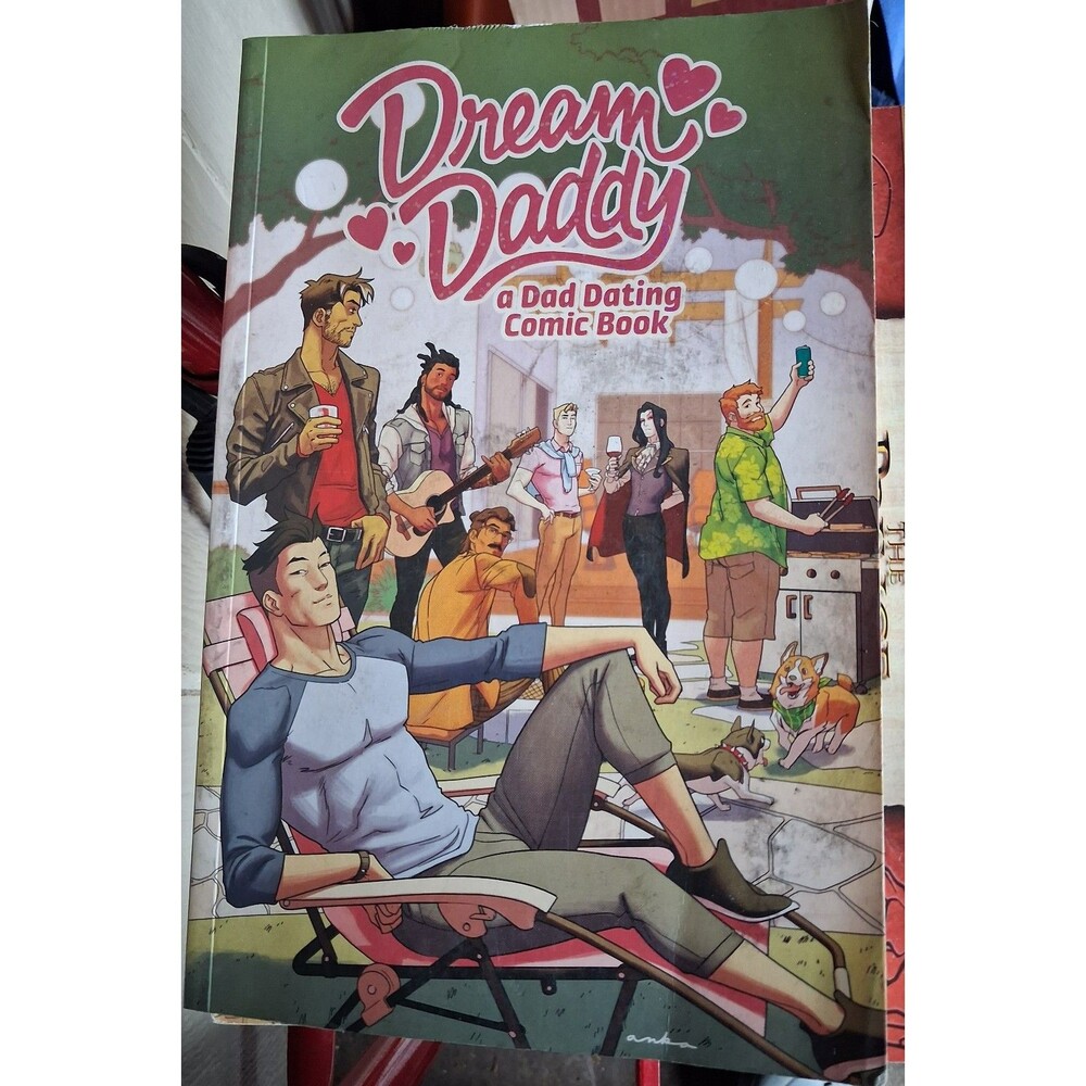 Signed dream daddy comic book game grumps